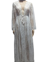 Load image into Gallery viewer, Sexy Lace Long Sleeve Dress Perspective Beach Resort Sun Shirt Bikini Blouse