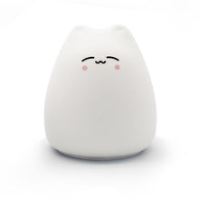 Load image into Gallery viewer, LED Night Lamp Touch Sensor Cat Silicone Animal Light  Colorful Child Holiday Gift Sleepping Creative Bedroom Desktop Decor Lamp