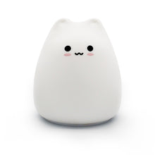 Load image into Gallery viewer, LED Night Lamp Touch Sensor Cat Silicone Animal Light  Colorful Child Holiday Gift Sleepping Creative Bedroom Desktop Decor Lamp