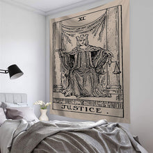 Load image into Gallery viewer, Mandala Tapestry Tarot Card  Wall Hanging Astrology Divination Witchcraft Room Decor Bedspread Throw Cover Sun Moon Wall Decor