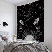 Load image into Gallery viewer, Mandala Tapestry Tarot Card  Wall Hanging Astrology Divination Witchcraft Room Decor Bedspread Throw Cover Sun Moon Wall Decor