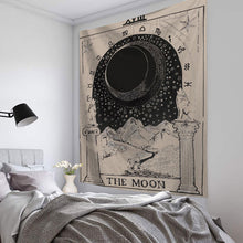 Load image into Gallery viewer, Mandala Tapestry Tarot Card  Wall Hanging Astrology Divination Witchcraft Room Decor Bedspread Throw Cover Sun Moon Wall Decor