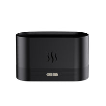 Load image into Gallery viewer, USB Simulation Flame Night Light with 180ML Water Tank Humidifier Suitable for Bedroom Living Room Office Atmosphere Desk Lamp
