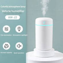 Load image into Gallery viewer, 1 PCS Portable 390ml Air Humidifier Aromatherapy Humidificador For Home Car USB Sprayer With LED Color Night Lamp Purifier