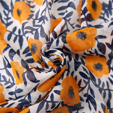 Load image into Gallery viewer, Japanese Literary and Artistic Fresh Cotton and Linen Scarf Retro Patchwork Bohemian Cashew Print Silk Scarf Beautiful Sunscreen Scarf