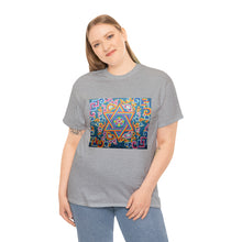 Load image into Gallery viewer, Tibetan traditional pattern printing T-shirt Unisex Heavy Cotton Tee