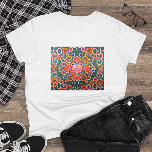 Tibetan Culture T-shirt with Tibetan Totem design