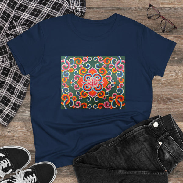 Tibetan Culture T-shirt with Tibetan Totem design