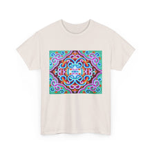 Load image into Gallery viewer, Tibetan Vintage Pattern printing T-shirt Unisex Heavy Cotton Tee