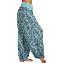 Load image into Gallery viewer, National Style Printed Long Wide Leg Pants Casual Pants Harlan Pants