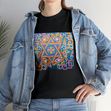 Load image into Gallery viewer, Tibetan traditional pattern printing T-shirt Unisex Heavy Cotton Tee