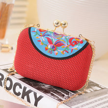 Load image into Gallery viewer, New Embroidered Women&#39;s Bag Ethnic Style One Shoulder Cross over Mobile Phone Bag Trend One Shoulder Cross over Small Bag