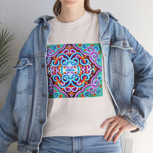 Load image into Gallery viewer, Tibetan Vintage Pattern printing T-shirt Unisex Heavy Cotton Tee