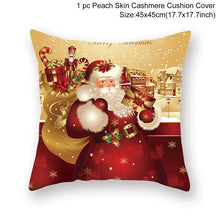 Load image into Gallery viewer, 45cm Christmas Cushion Cover Navidad Merry Christmas Decorations For Home 2023 Xmas Noel Cristmas Ornaments New Year Gifts 2024