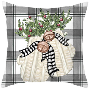 45cm Merry Christmas Cushion Cover Pillowcase 2023 Christmas Decorations for Home Ornament New Year Christmas Decor