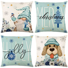 Load image into Gallery viewer, 45cm Merry Christmas Cushion Cover Pillowcase 2023 Christmas Decorations for Home Ornament New Year Christmas Decor