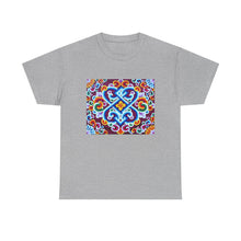 Load image into Gallery viewer, Tibetan Flower Pattern Printing T-shirt Unisex Heavy Cotton Tee