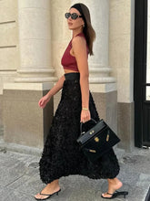 Load image into Gallery viewer, Bornladies Winter Autumn Fashion Long Petal Skirt Women's Design Inspired Evening Gown Elegant Lady Unique High Waisted Skirt