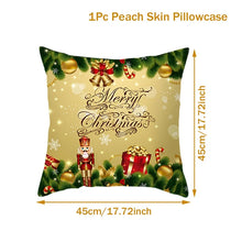 Load image into Gallery viewer, Christmas Cushion Cover Merry Christmas Decorations for Home Christmas Ornament Navidad Noel Xmas Gifts Happy New Year