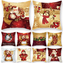 Load image into Gallery viewer, Christmas Cushion Cover Merry Christmas Decorations for Home Christmas Ornament Navidad Noel Xmas Gifts Happy New Year