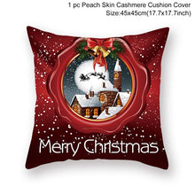 Load image into Gallery viewer, Christmas Cushion Cover Merry Christmas Decorations for Home Christmas Ornament Navidad Noel Xmas Gifts Happy New Year