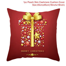 Load image into Gallery viewer, Christmas Cushion Cover Merry Christmas Decorations for Home Christmas Ornament Navidad Noel Xmas Gifts Happy New Year