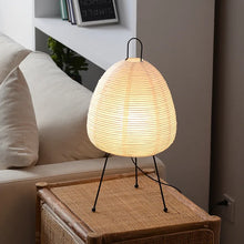 Load image into Gallery viewer, Japanese Rice Paper Lantern Led Table Lamp Living Room Bedroom Bedside Study Hotel Homestay Art Creative Decor Tripod Floor Lamp