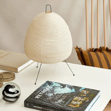 Load image into Gallery viewer, Japanese Rice Paper Lantern Led Table Lamp Living Room Bedroom Bedside Study Hotel Homestay Art Creative Decor Tripod Floor Lamp