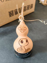 Load image into Gallery viewer, Zodiac Gourd Carving Ornament Pendant Asia Style Gift Natural Handicraft Gourd Moral Ornaments Home Decor