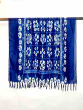 Load image into Gallery viewer, New Blue Dye Tie Scarf Ethnic Style Tie Dye Retro Large Shawl Long Detached Tibetan Blue Art Wax Dyed Scarf