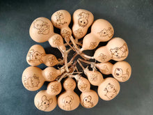 Load image into Gallery viewer, Zodiac Gourd Carving Ornament Pendant Asia Style Gift Natural Handicraft Gourd Moral Ornaments Home Decor
