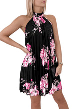 Load image into Gallery viewer, Summer Hot Style Sleeveless Printed Pleated Dress