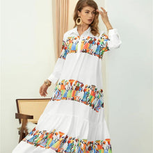 Load image into Gallery viewer, Summer New Print Loose Fit Home Furnishing Sweet Style Dress