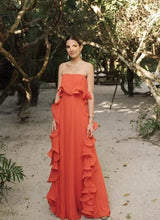 Load image into Gallery viewer, 2025 Summer New Pleated Chest-wrapped Big Pendulum Dress