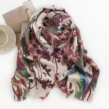 Load image into Gallery viewer, Winter New Cold Protection Fresh Sweet Shawl Printed Warm Scarf