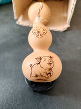 Load image into Gallery viewer, Zodiac Gourd Carving Ornament Pendant Asia Style Gift Natural Handicraft Gourd Moral Ornaments Home Decor