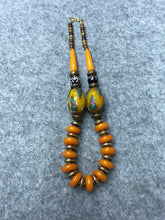 Load image into Gallery viewer, Nepali handmade Tibetan jewelry, vintage ethnic style, trendy fashion, exaggerated large necklace