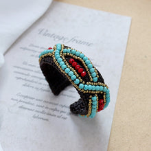 Load image into Gallery viewer, Handmade Bohemian Ethnic Style Bracelet Woven Natural Stone Retro Personalized Tibetan Bracelet Accessories