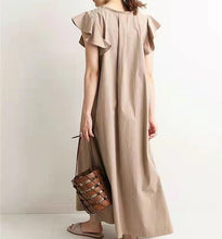 Load image into Gallery viewer, New Sleeveless Long Loose Slim Dress Simple and Elegant Solid Color Long Dress