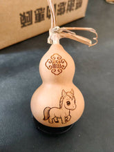 Load image into Gallery viewer, Zodiac Gourd Carving Ornament Pendant Asia Style Gift Natural Handicraft Gourd Moral Ornaments Home Decor