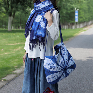 New Summer Tie Dyed Bag, Batik Dyed Ethnic Style Bag