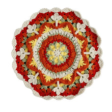 Load image into Gallery viewer, Non-slip Hand-woven Exquisite Large Coaster Sweet Wool Crocheted Vase Mat New Handmade Knitted Flower