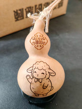 Load image into Gallery viewer, Zodiac Gourd Carving Ornament Pendant Asia Style Gift Natural Handicraft Gourd Moral Ornaments Home Decor