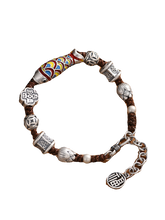 Load image into Gallery viewer, New Fashion Enamel Koi Bracelet Men&#39;s and Women&#39;s Retro Ethnic Style Woven Shore Hand Rope