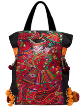Load image into Gallery viewer, Original Ethnic Style Retro National Tide National Embroidery Shoulder Bag Bag Large Capacity Canvas Women's Bag