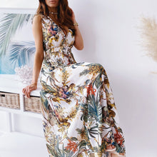 Load image into Gallery viewer, Spring New Skirt Stylish slim fit backless print dress