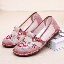 Load image into Gallery viewer, The Breathable Mesh Comfortable Casual Ethnic Style Embroidered Shoes for Middle and Elderly Mom