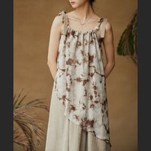 Load image into Gallery viewer, Tie dye slip dress atmospheric literary dress spring and summer French vintage art long dress