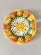 Load image into Gallery viewer, Hand Crocheted Wool Lily of The Valley Coaster Thermal Insulation Pad Small Bouquet for Girls Gifts