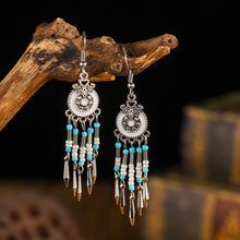 Load image into Gallery viewer, Creative Small Alloy Short Tassel Earrings for Women&#39;s Multi layer Rice Ball Earrings Jewelry